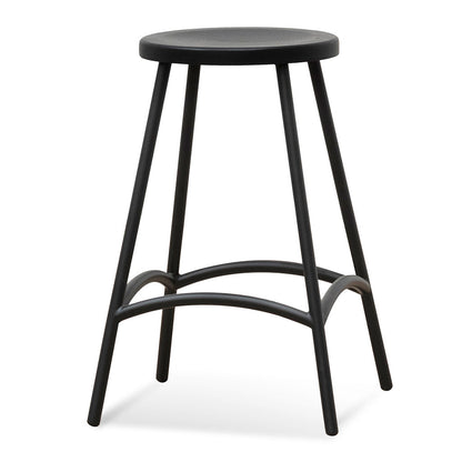 Alondra 65cm Barstool - Full Black