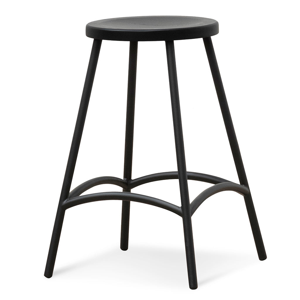 Alondra 65cm Barstool - Full Black