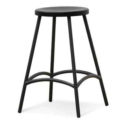 Alondra 65cm Barstool - Full Black