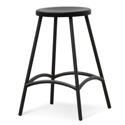 Alondra 65cm Barstool - Full Black