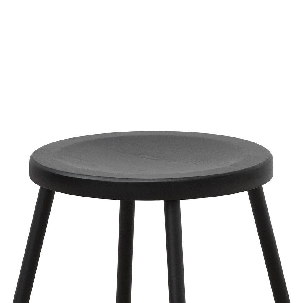Alondra 65cm Barstool - Full Black