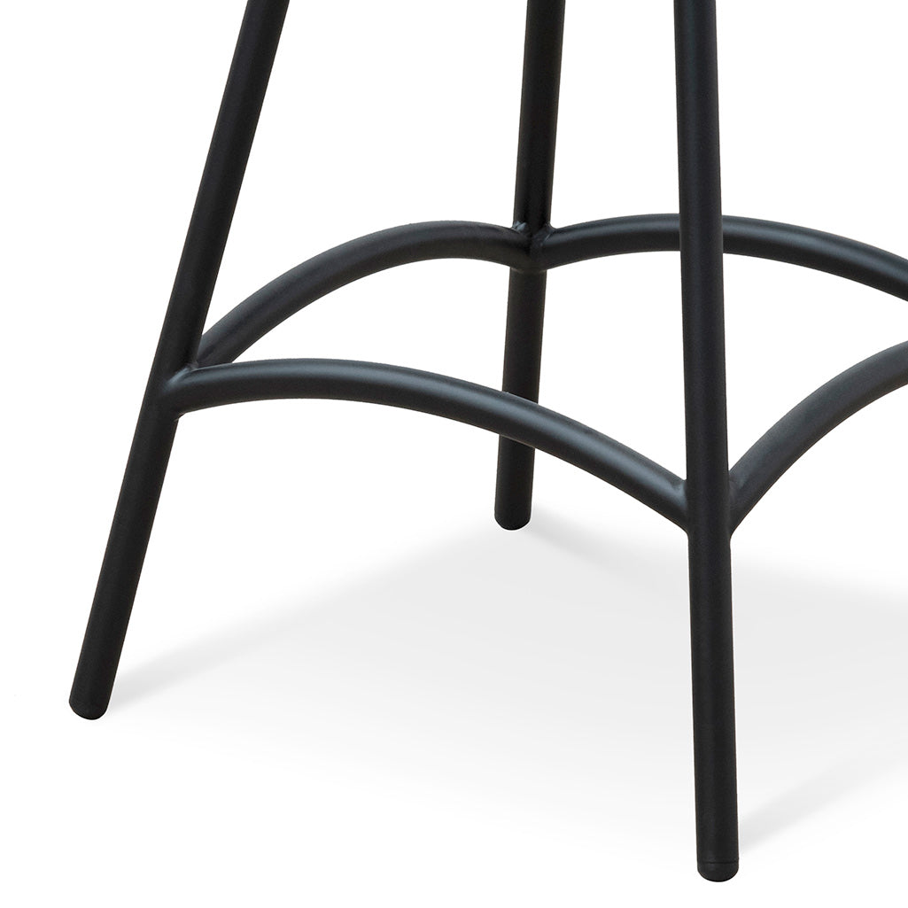 Alondra 65cm Barstool - Full Black