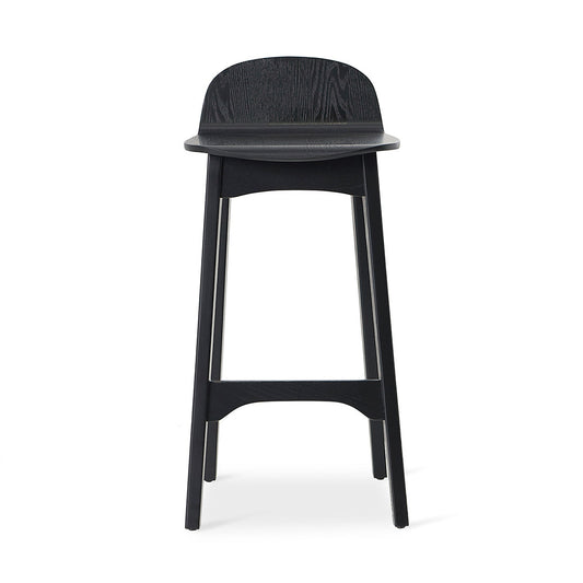 Connor 65cm Bar Stool - Full Black