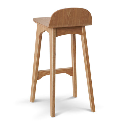 Connor 65cm Bar Stool - Natural
