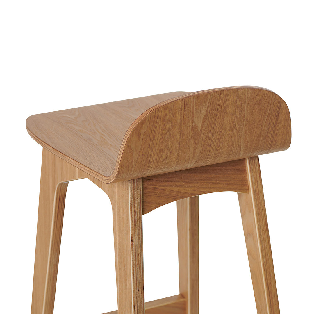 Connor 65cm Bar Stool - Natural