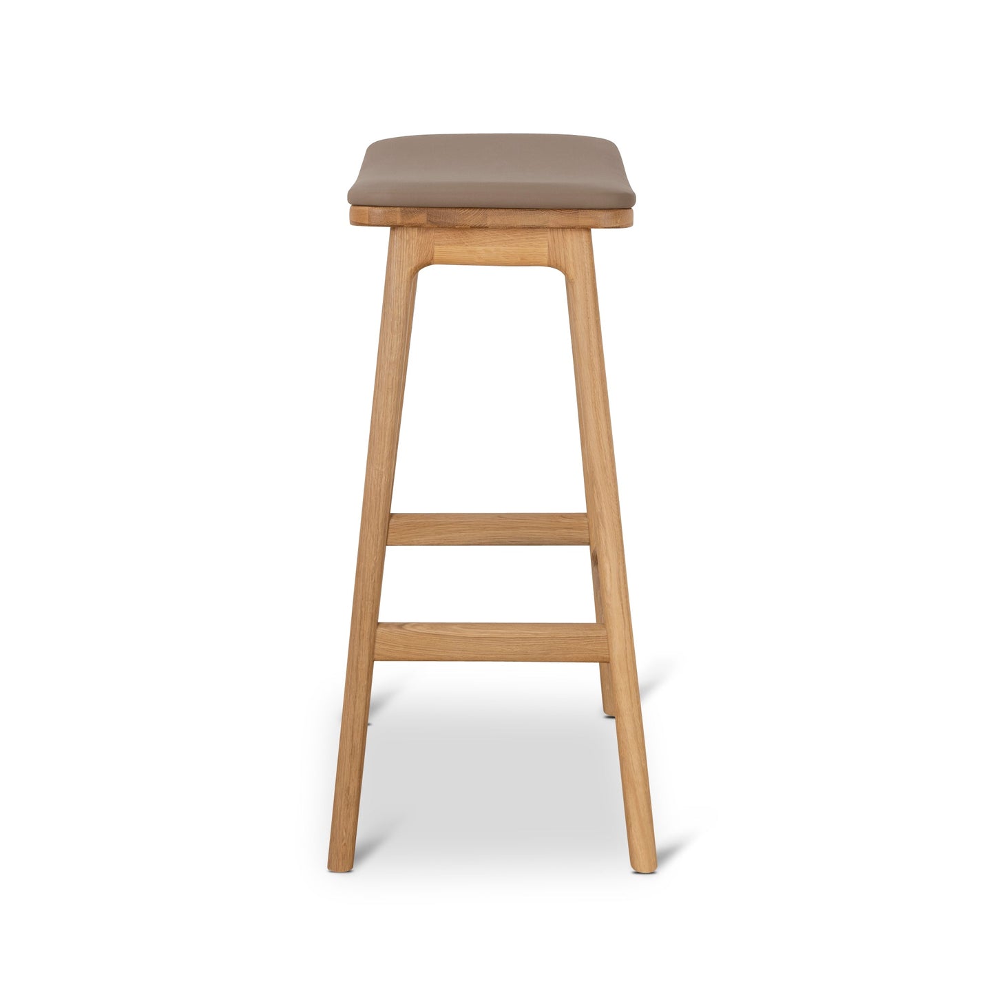 Cyprus 67cm Natural Bar Stool - Mocha Brown