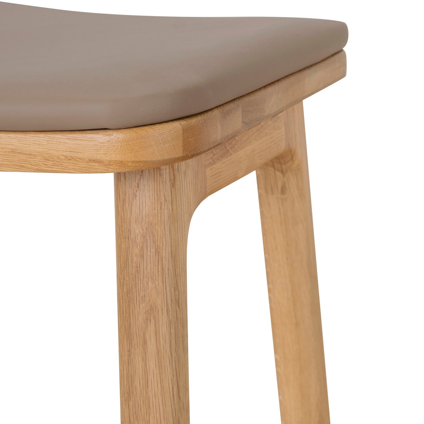 Cyprus 67cm Natural Bar Stool - Mocha Brown