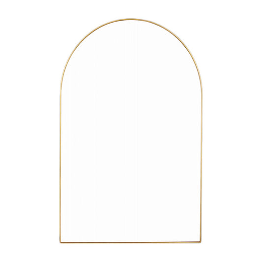 Bjorn 85cm Arch Mirror - Brass