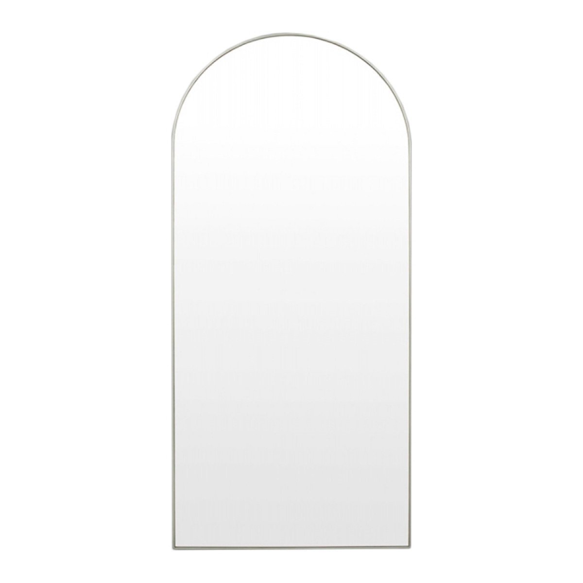 Bjorn Arch Floor Mirror - Silver