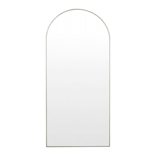 Bjorn Arch Floor Mirror - Silver