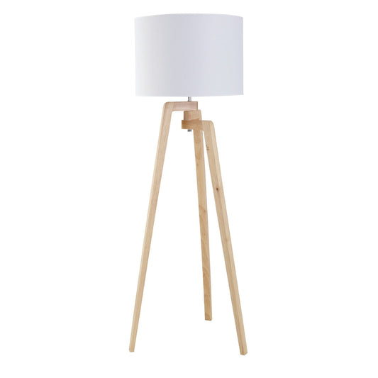 Bodo Floor Lamp - Natural & White