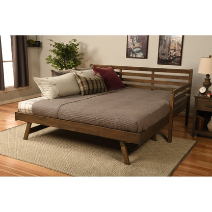 Somette Boho Daybed with Additional Pop Up Bed (Mattresses Not Included)