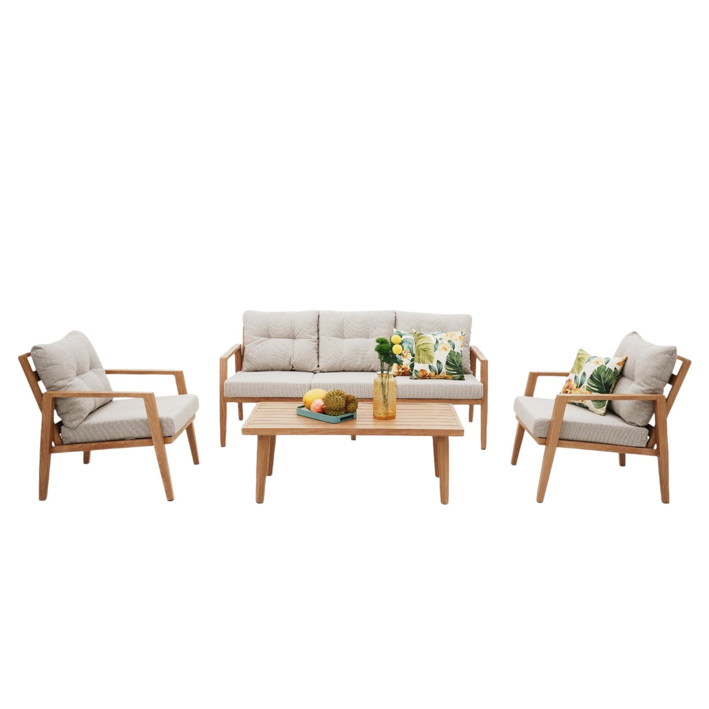 Brighton 4pcs Outdoor Lounge Set