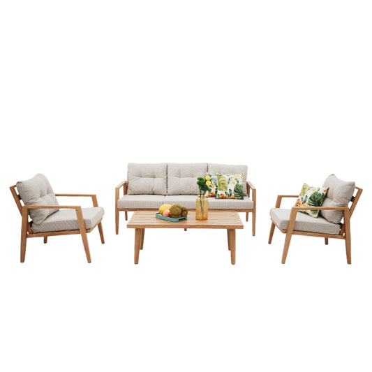 Brighton 4pcs Outdoor Lounge Set