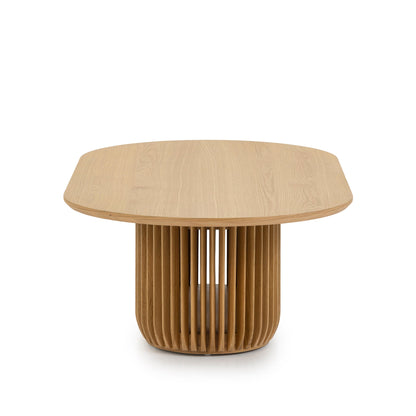 Arvena 1.3m Oval Coffee Table - Natural