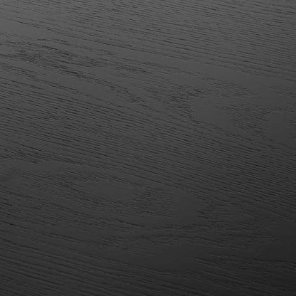 Brenda 1.1m Wooden Round Coffee Table - Black