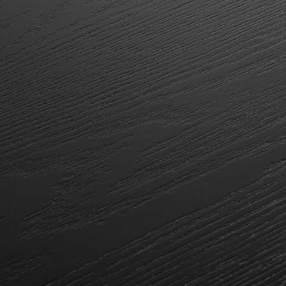 Brenda 1.1m Wooden Round Coffee Table - Black