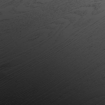 Brenda 1.1m Wooden Round Coffee Table - Black