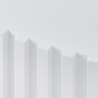 Alfaro Oak Round Coffee Table - White