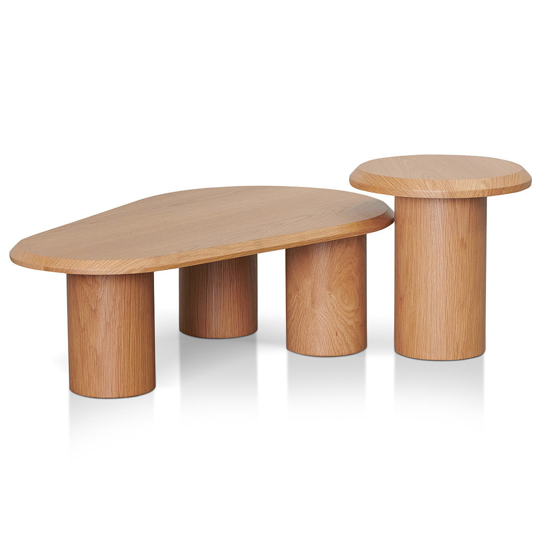 Chen Nested Table - Natural Oak