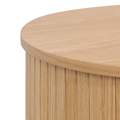 Dania 100cm Oval Coffee Table - Natural