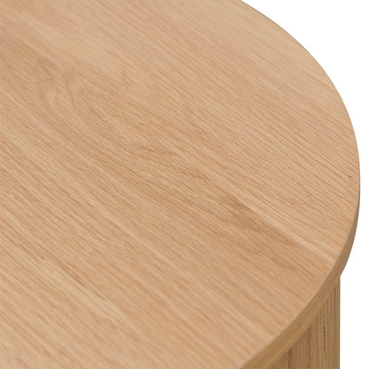 Dania 100cm Oval Coffee Table - Natural