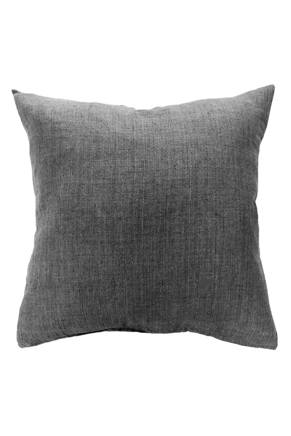 Baya Indira Linen Cushion - Charcoal