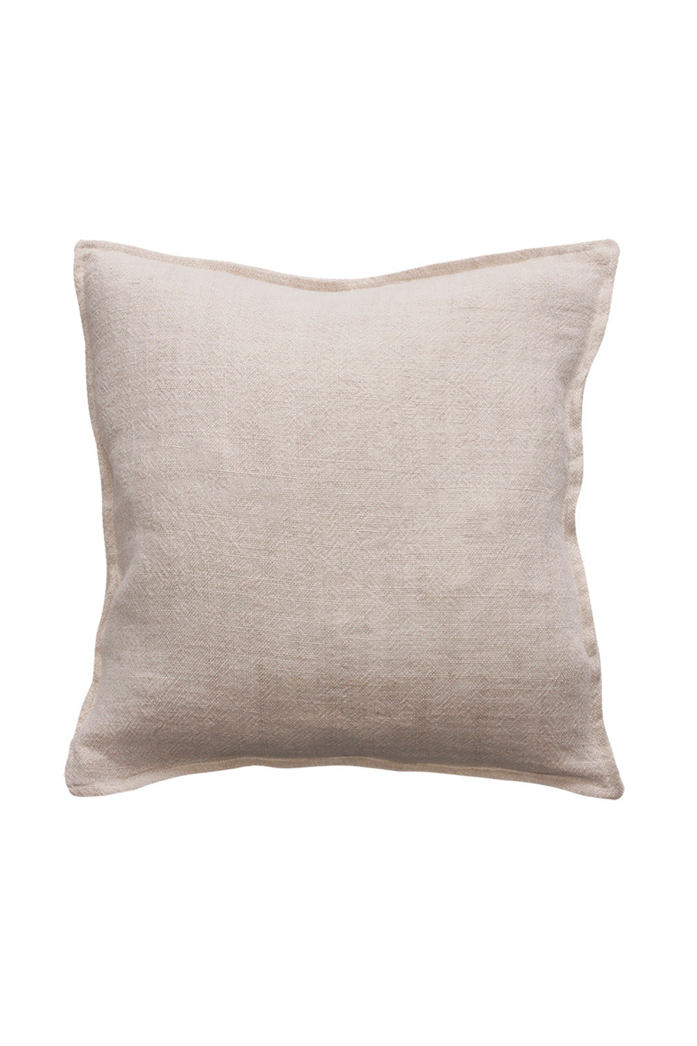 Baya Flaxmill Linen Cushion - Nude