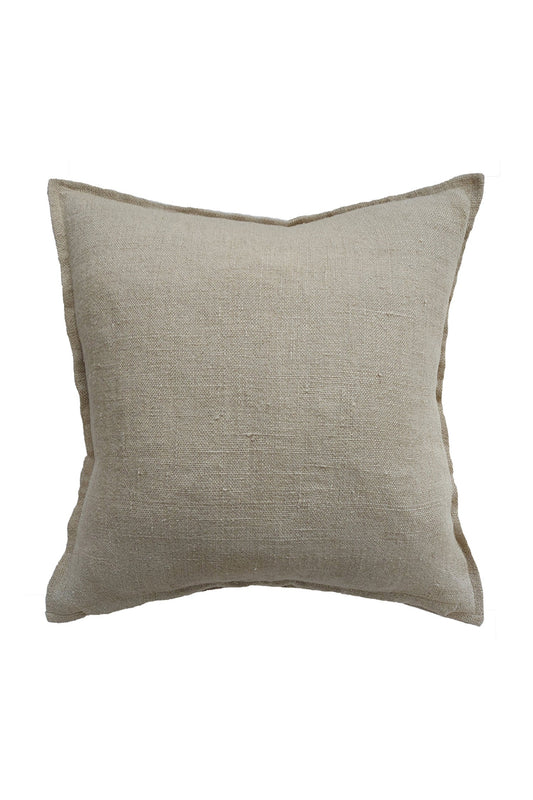 Baya Flaxmill Linen Cushion - Doeskin