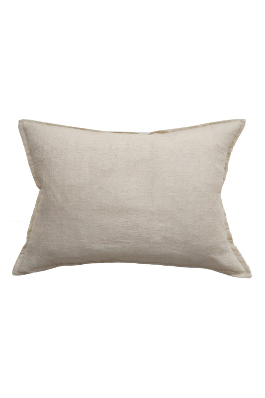 Baya Arcadia Linen Cushion - Almond