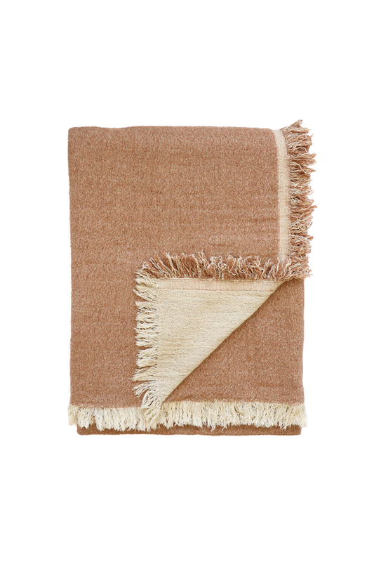 Baya Papyrus Throw - Rust