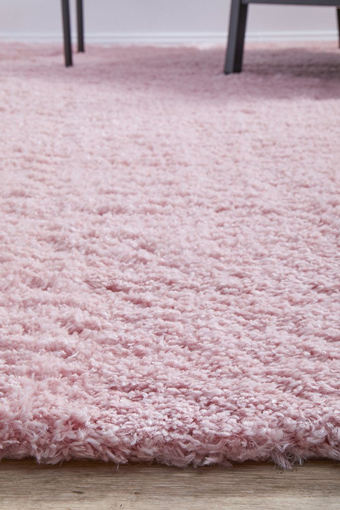 Cardi 150cm x 80cm Shaggy Power Loomed Rug - Pink