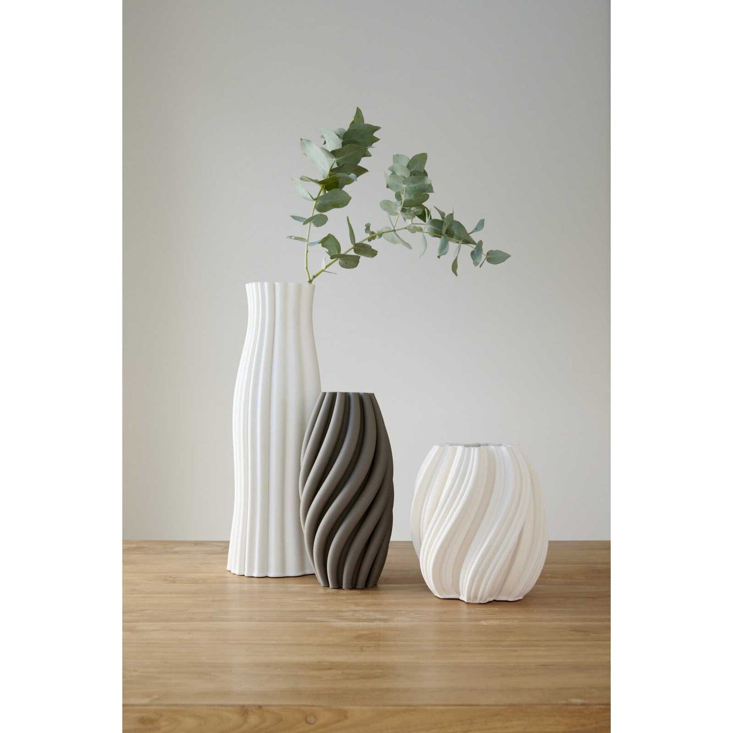 Cleous 21cm Vase - White