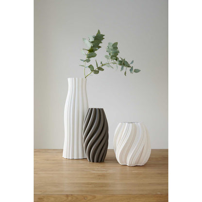 Cleous 21cm Vase - White