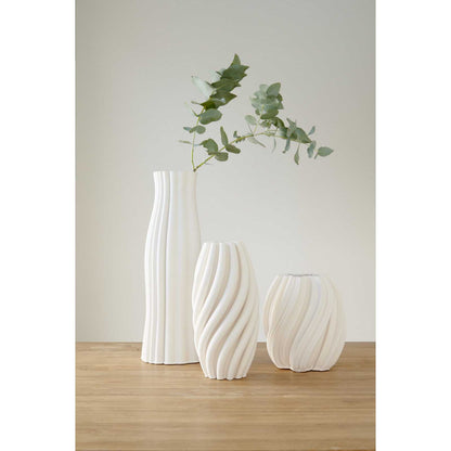 Cleous 21cm Vase - White