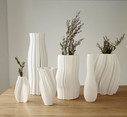 Cleous 31cm Vase - White