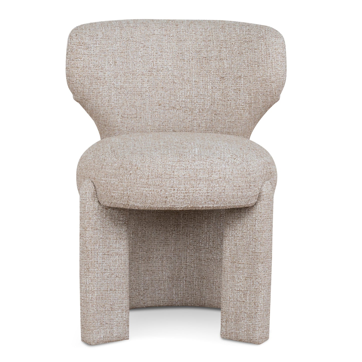 Cory Fabric Dining Chair - Pale Beige