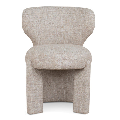 Cory Fabric Dining Chair - Pale Beige