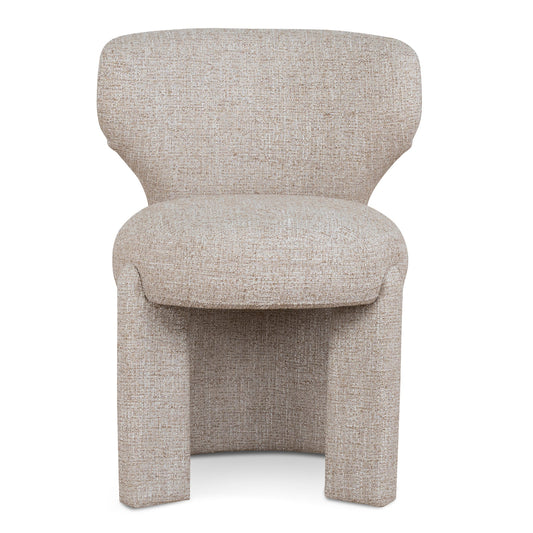 Cory Fabric Dining Chair - Pale Beige