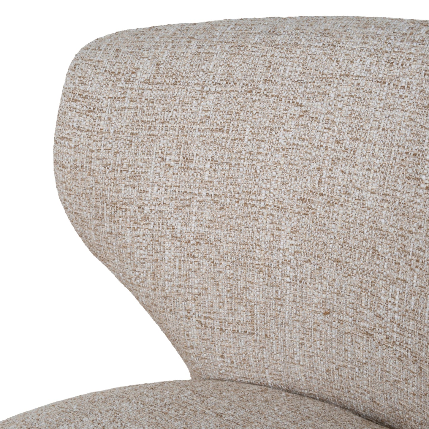 Cory Fabric Dining Chair - Pale Beige