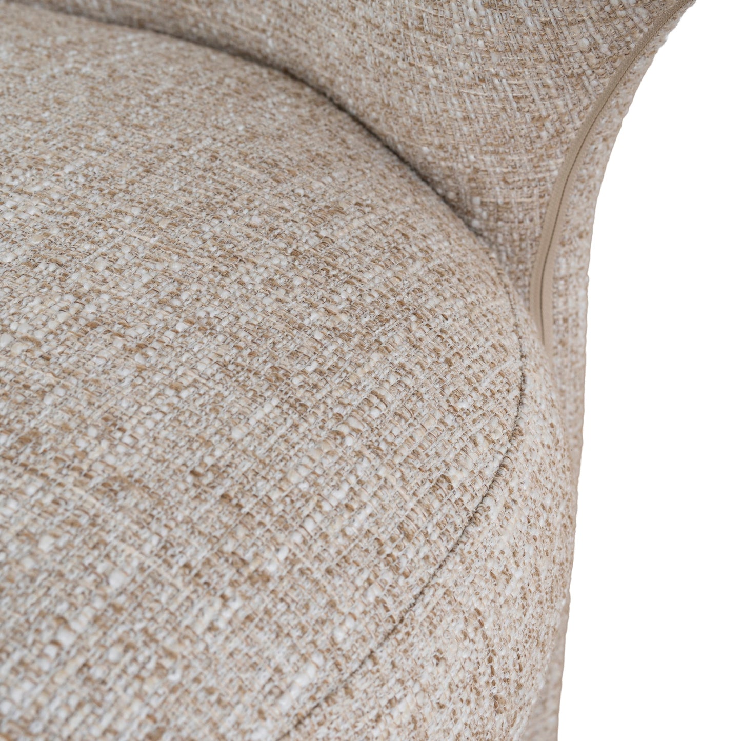 Cory Fabric Dining Chair - Pale Beige