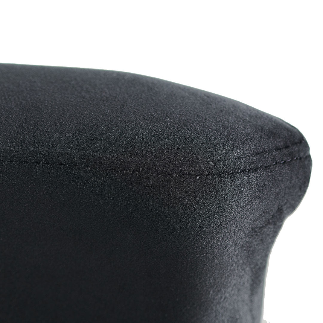 Adela Black Velvet Dining Chair - Golden Base