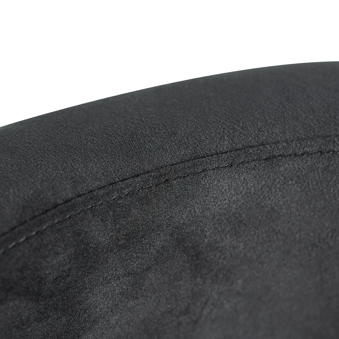 Adela Black Velvet Dining Chair - Golden Base