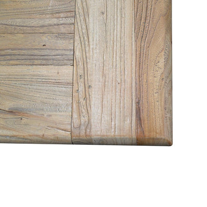 Artica Elm Wood 3m Dining Table - Rustic Natural