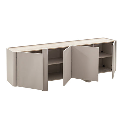Curio Sideboard Unit - Warm Grey