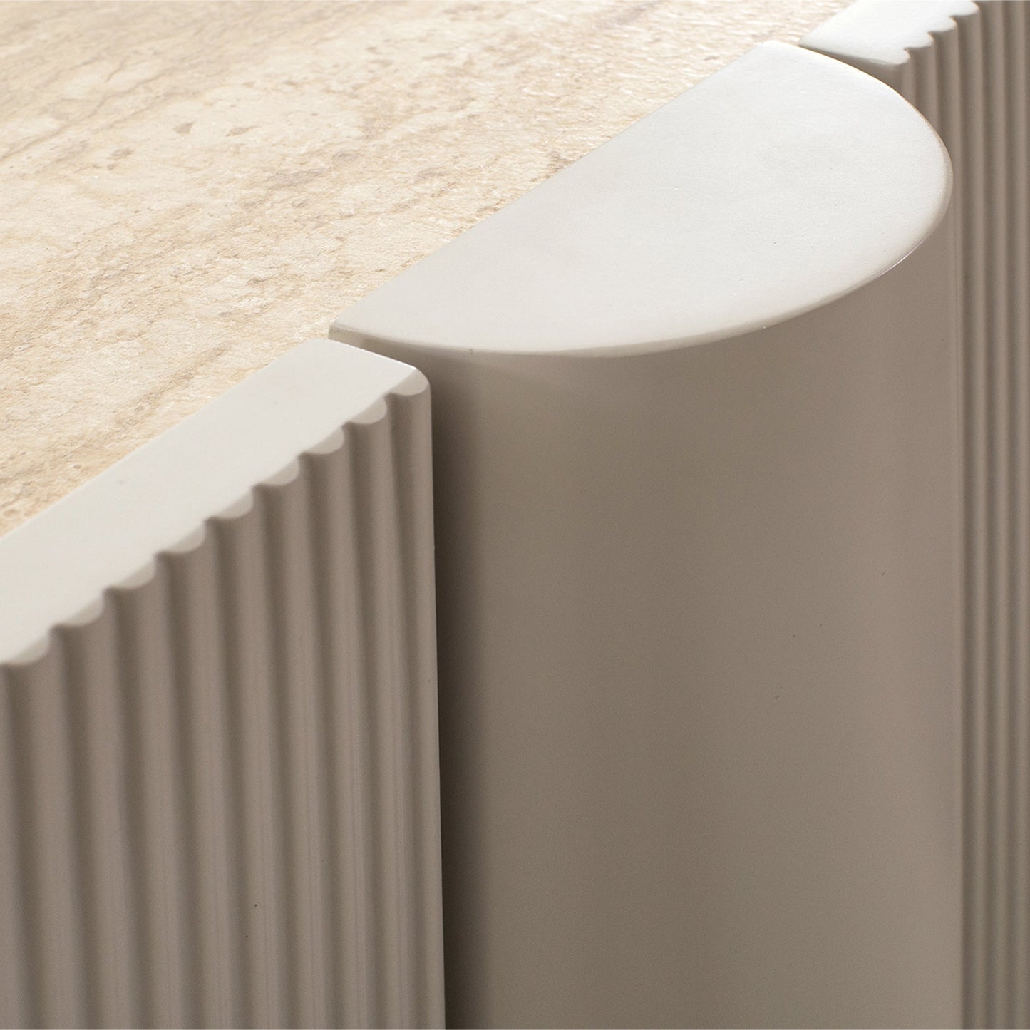 Curio Sideboard Unit - Warm Grey