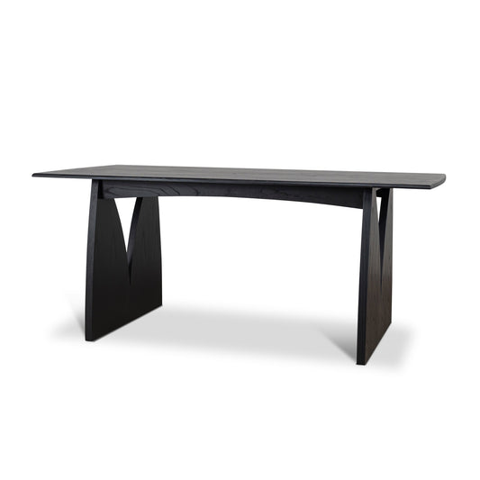 Amano 1.8m Elm Dining Table - Full Black