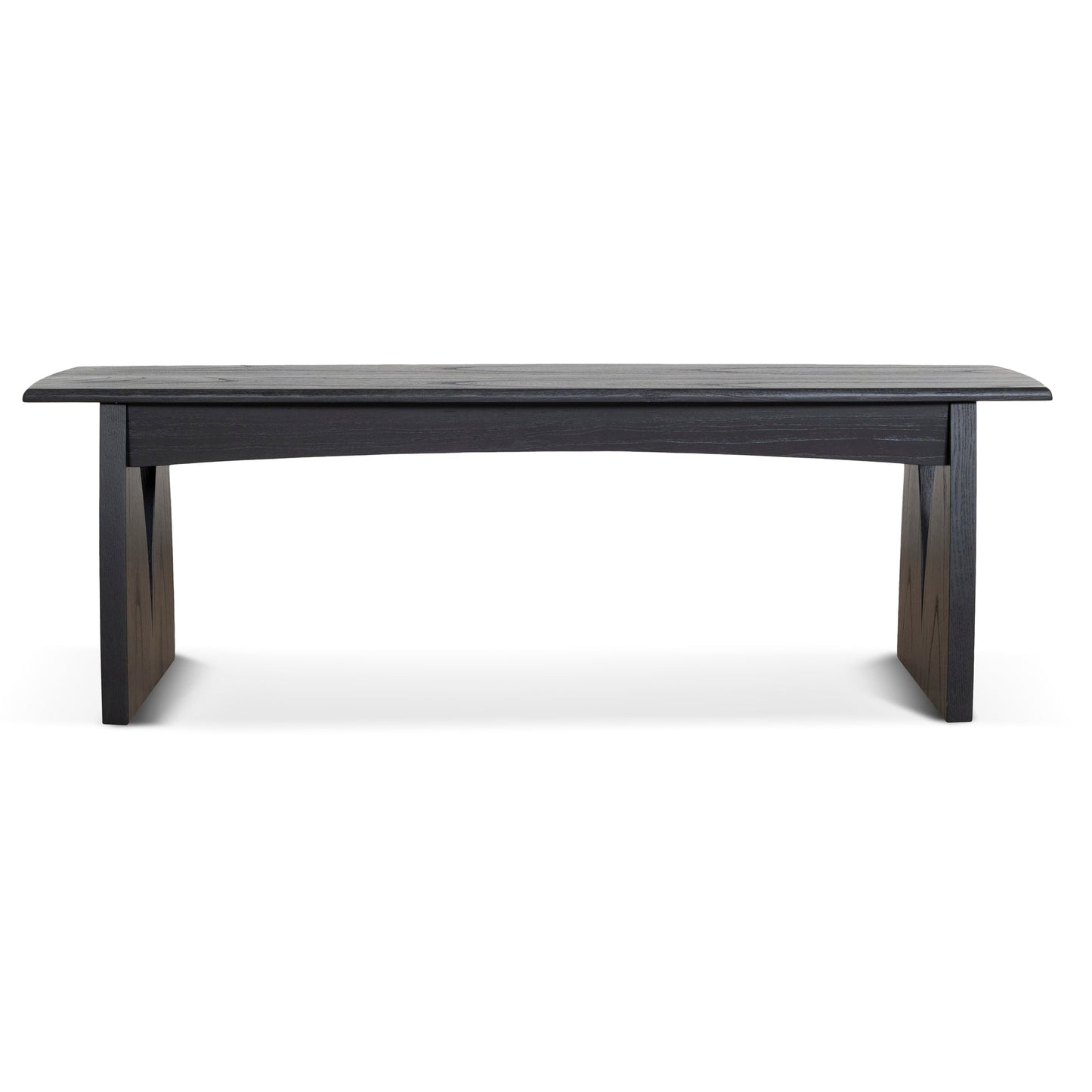 Amano 1.4m Elm Dining Bench - Full Black