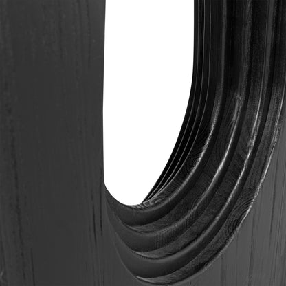 Averra 2.4m Recycled Fir Dining Table - Full Black