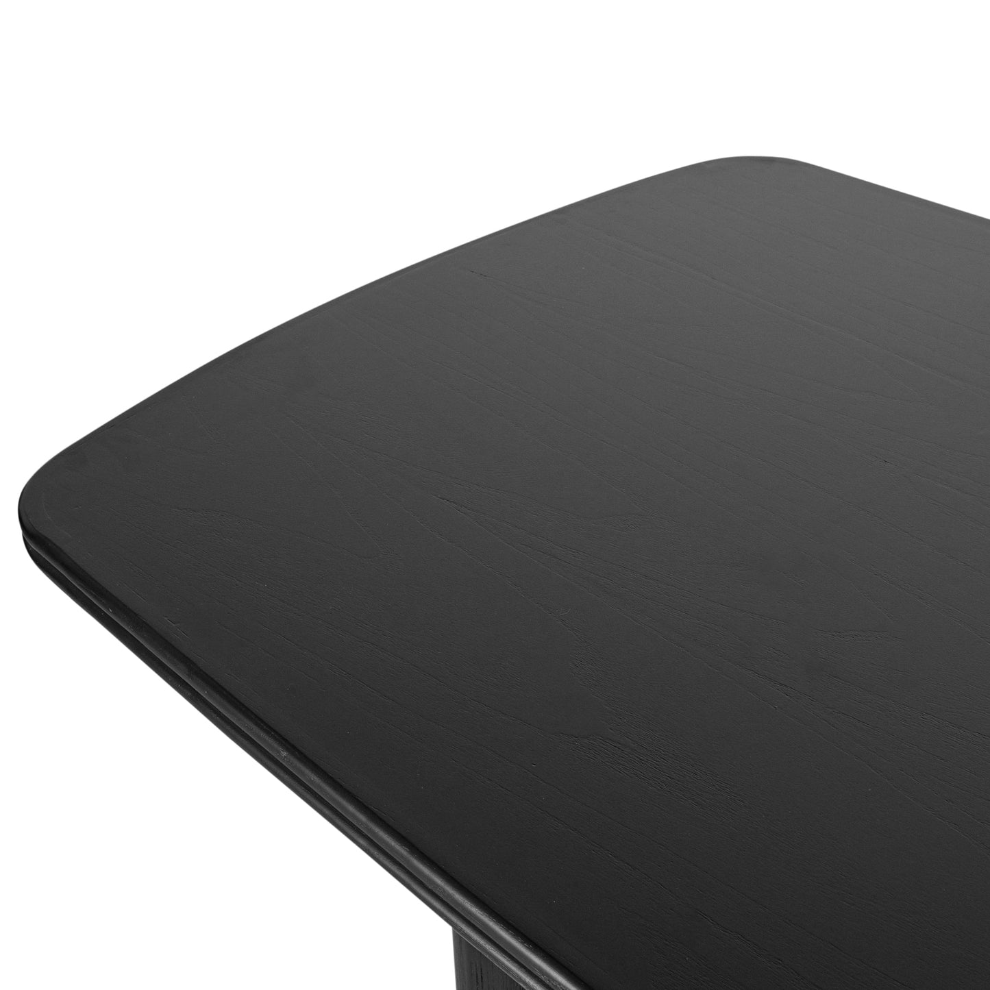 Averra 2.4m Recycled Fir Dining Table - Full Black